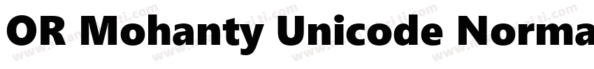OR Mohanty Unicode Normal字体转换